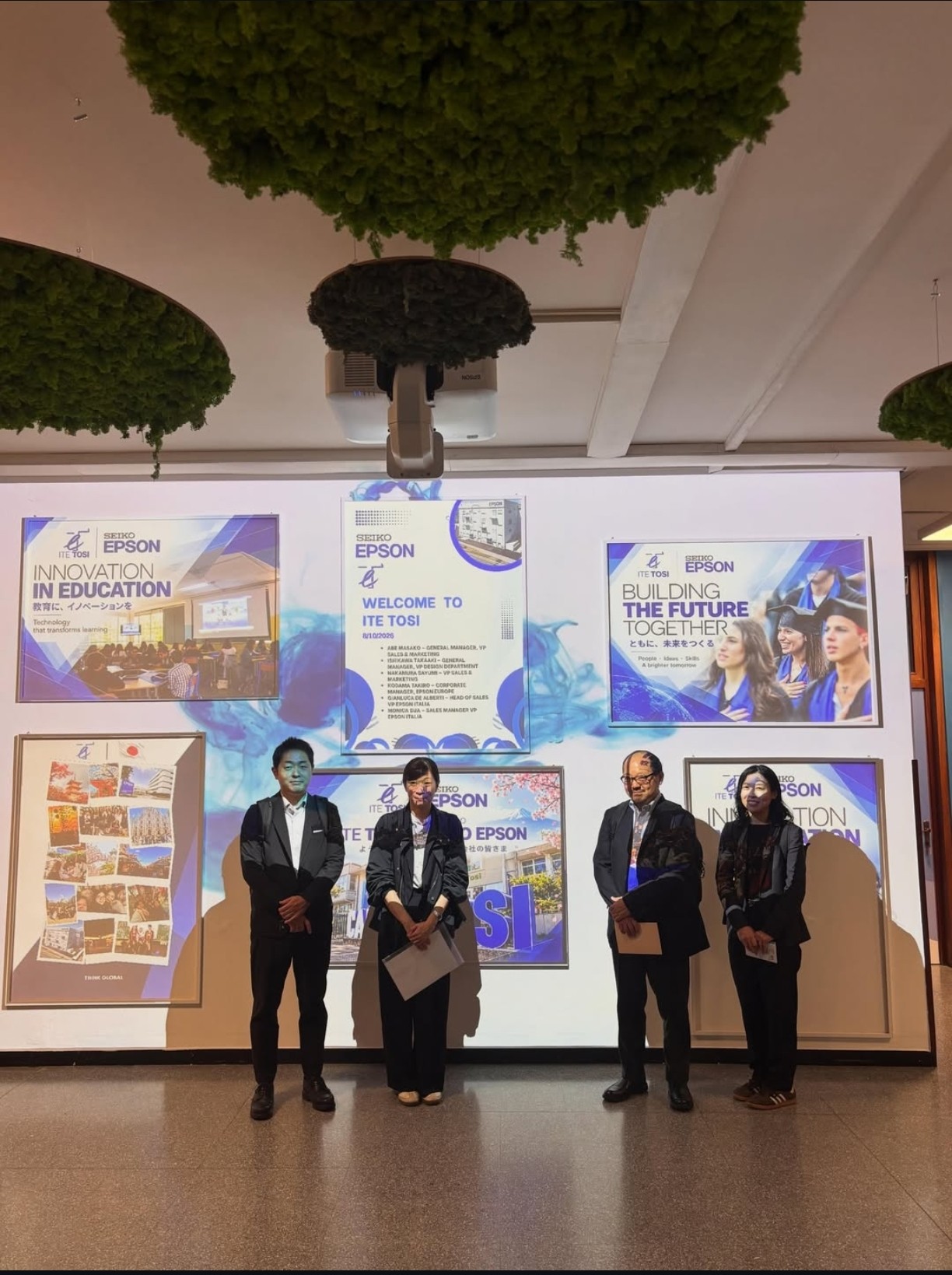 I vertici di Seiko Epson al Tosi: quando l’innovazione parla giapponese